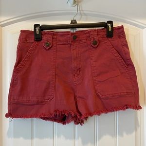 SO high-rise utility shorts